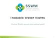 Tradable Water Rights 1 Corinne Waelti, seecon international gmbh