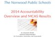 The Norwood Public Schools 2014 Accountability Overview and MCAS Results Dr. Alexander Wyeth Assistant Superintendent for Curriculum, Instruction, and