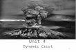 1 Unit 4 The Dynamic Crust. 2 A. The Earth in Cross Section I.There are 4 major zones that make up the Earth: A. : Outer, thinnest layer of the Earth