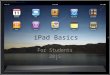 IPad Basics For Students 2015. Set Classroom Rules