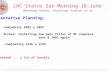 LHC Status Sat Morning 18-June Bernhard Holzer, Gianluigi Arduini et al Tentative Planning: Luminosity 1092 x 1092 Access: installing low pass filter at