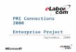 PMI Connections 2000 Enterprise Project September, 2000