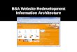 BSA Website Redevelopment Information Architecture