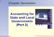 © The McGraw-Hill Companies, Inc., 2004 Slide 17-1 McGraw-Hill/Irwin Chapter Seventeen Accounting for State and Local Governments (Part 2)