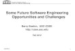 10/29/2015 1 Barry Boehm, USC-CSSE  Fall 2012 Some Future Software Engineering Opportunities and Challenges