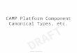 DRAFT CAMP Platform Component Canonical Types, etc. Copyright © 2012 OASIS Open