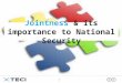 1 Jointness & its importance to National Security