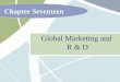 Chapter Seventeen Global Marketing and R & D. 17 - 2 McGraw-Hill/Irwin International Business, 6/e © 2007 The McGraw-Hill Companies, Inc., All Rights