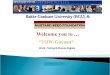 Bakke Graduate University (BGU) & Work, Calling & Human Dignity February, 2012