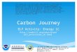 Carbon Journey ELF Activity: Energy 1C  As part of NOAA Environmental Literacy Grant #NA09SEC490009