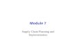 Module 7 Supply Chain Planning and Implementation