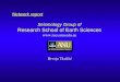 Network report Seismology Group of Research School of Earth Sciences  Hrvoje Tkalčić