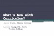 What’s New with Curriculum? Julie Bruno, Sierra College Lesley Kawaguchi, Santa Monica College