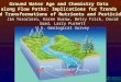 1960 1995 Ground Water Age and Chemistry Data along Flow Paths: Implications for Trends and Transformations of Nutrients and Pesticides Jim Tesoriero,