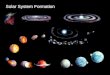 4.6 billion years ago Q: From what materials is our solar system made? Solar System Formation