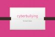 Cyberbullying By kashi labee. cybebullying Social media Many people are getting bullied over social media Do you get bullied over things you do over