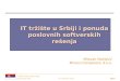 IT tržište i ERP ponuda u Srbiji 24. septembar 2012.●●● 1 Seminar DIS i PKS IT tržište u Srbiji i ponuda poslovnih softverskih rešenja Milovan Matijević