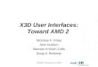 Web3D Symposium 2005 X3D User Interfaces: Toward AMD 2 Nicholas F. Polys Alan Hudson Marcelo Knőrich Zuffo Doug A. Bowman