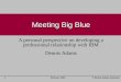 February 20021© Dennis Adams Associates Meeting Big Blue A personal perspective on developing a professional relationship with IBM Dennis Adams
