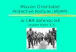 Mission Orientated Protective Posture (MOPP) & CBR defense bill Lesson topic 4.5