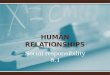 HUMAN RELATIONSHIPS Social responsibility 8.1. Social responsibility Learning outcomesLearning outcomes 1.Evaluate psychological research (through theories