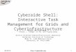 Rochester Institute of Technology Cyberaide Shell: Interactive Task Management for Grids and Cyberinfrastructure Gregor von Laszewski, Andrew J. Younge,