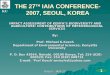 KU Koech – IAIA-27 THE 27 TH IAIA CONFERENCE- 2007, SEOUL, KOREA IMPACT ASSESSMENT OF KENYA’S BIODIVERSITY AND AGRICULTURE: CONTRIBUTIONS OF METEOROLOGICAL