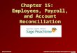 Chapter 15: Employees, Payroll, and Account Reconciliation McGraw-Hill/Irwin Copyright © 2011 by The McGraw-Hill Companies, Inc. All rights reserved