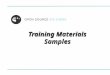 Training Materials Samples. © Open Source Six Sigma, LLCTraining Materials Samples Important information about these Samples This document contains random
