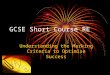 GCSE Short Course RE Understanding the Marking Criteria to Optimise Success