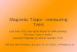 Magnetic Traps– measuring Twist Last time: WLC very good theory for DNA bending This time: Twist & Writhe General Properties of DNA to Specific: PCR HW