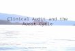 Gloucestershire PCCAG Clinical Audit and the Audit Cycle