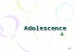 1 Adolescence. 2 Introduction Who am I? Identity clearly important topic in adolescence. This search is easily misunderstood, and often it is only dimly