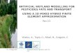 16 - 20 Sept 2007Wetland Pollutant Dynamics and Control 1 ARTIFICIAL WETLAND MODELLING FOR PESTICIDES FATE AND TRANSPORT USING A 2D MIXED HYBRID FINITE