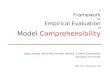 A Framework for Empirical Evaluation of Model Comprehensibility Jorge Aranda, Neil Ernst, Jennifer Horkoff, & Steve Easterbrook University of Toronto MiSE