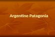 Argentine Patagonia. Tourism This is really important for Patagonia, because the region has attracted a lot of visitors and cruises, both from Argentina,
