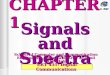Signals and Spectra CHAPTER 1 School of Computer and Communication Engineering, Amir Razif Arief b. Jamil Abdullah EKT 431: Digital Communications