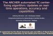 The ARCHER automated TC center-fixing algorithm: Updates on real-time operations, accuracy and capabilities Anthony Wimmers and Christopher Velden Cooperative