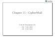 Chapter 11 : CipherMail CAI & Simulation lab 박사 1 학기 송수연 석사 2 학기 이정복
