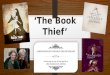 ‘The Book Thief’. The Author Markus Zusack took over three years to write ‘The Book Thief’ Zusack’s own parents grew up in Germany during WWII and some