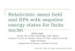 Relativistic mean field and RPA with negative energy states for finite nuclei Akihiro Haga, Hiroshi Toki, Setsuo Tamenaga, Yoko Ogawa, Research Center