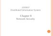 1-1 1DT057 Distributed Information System Chapter 8 Network Security