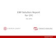 Ganda ERP Project | ERP Solution Report for CFC Mar 2014