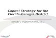 Bridge 2 Opportunities, LLC Capital Strategy for the Florida-Georgia District