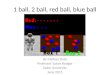 1 ball, 2 ball, red ball, blue ball By Melissa Dalis Professor Susan Rodger Duke University June 2011