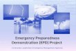 Emergency Preparedness Demonstration (EPD) Project Community Leadership & Emergency Management Agencies