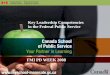 Key Leadership Competencies in the Federal Public Service FMI PD WEEK 2008