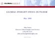 Copyright ©2003 Global Insight, Inc. GLOBAL INSIGHT STEEL OUTLOOK May 2006 John Anton Director Global Insight Steel Service (202) 481-9231 john.anton@globalinsight.com
