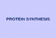 PROTEIN SYNTHESIS. Protein Synthesis proteinsThe production (synthesis) of proteins. 3 phases3 phases: 1.Transcription 2.RNA processing 3.Translation