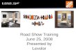 Road Show Training June 25, 2008 Presented by Levolor